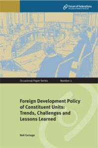 Foreign Development Policy of Constituent Units: Trends, Challenges and Lessons Learned Number 2