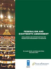 Report: Federalism and Eighteenth Amendment