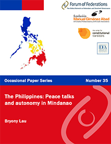 The Philippines: Peace talks and autonomy in Mindanao: Number 35
