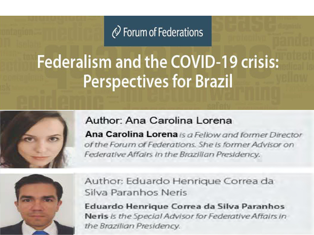 Poster for Federalism and the COVID-19 Crisis: Perspectives for Brazil