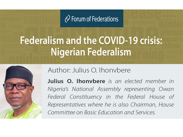 Poster for Federalism and the COVID-19 Crisis: Nigerian Federalism