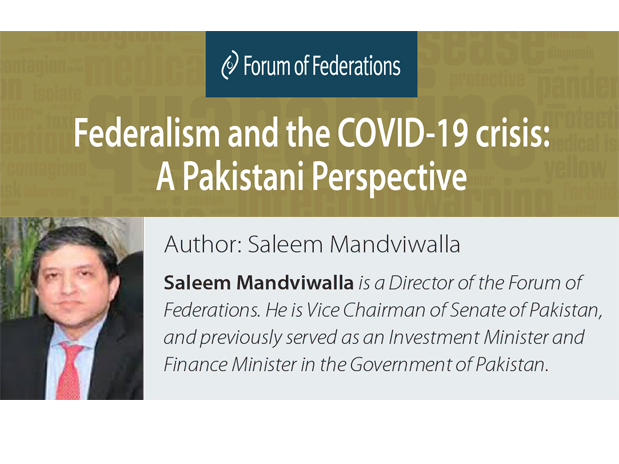 Poster for Federalism and the COVID-19 Crisis: A Pakistani Perspective