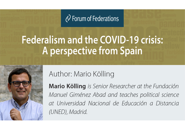 Poster for Federalism and the COVID-19 Crisis: A perspective from Spain