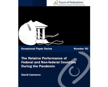 Cover of The Relative Performance of Federal and Non-federal Countries During the Pandemic